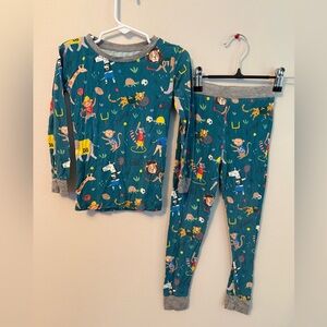 Little Sleepies Animals Playing Sports Pajamas